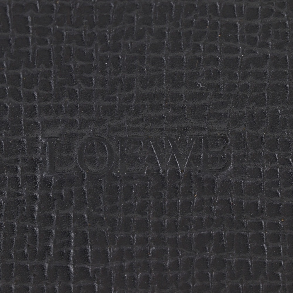 Loewe Barcelona Handbag, 2-Way Shoulder Bag, Embossed Leather, Black, 2-Way, ... - Picture 15 of 16
